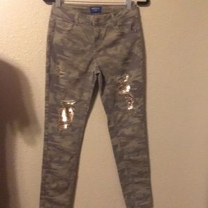 Camo Sequin Kids Pants